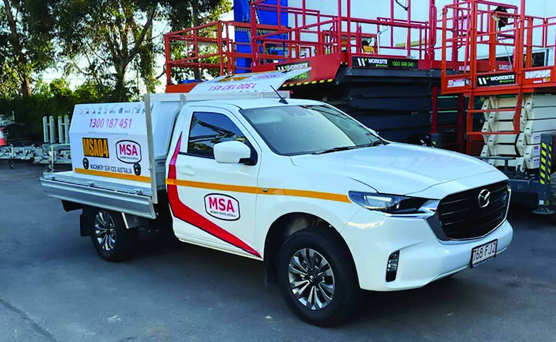 Call MSA Machinery Services Australia 1300 187 451 for inspection and repairs of EWP's, Lighting Plants & Generators, Scissor Lifts & Boom Lifts, Light Construction Equipment.